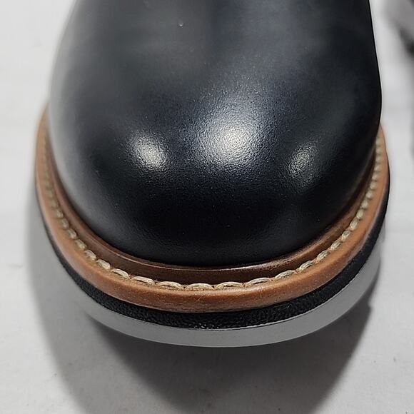 JOHNSTON & MURPHY STYLE BRAYDON PLAIN TOE MENS 9 BLACK NUBUCK NWOB ELEGANT main image 11